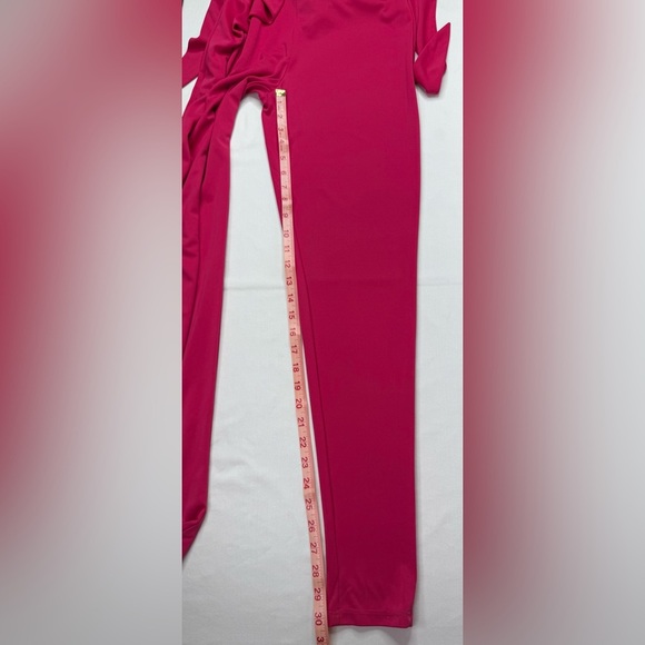 NWT Lauren Ralph Lauren Pink Zippered Self Tie Waist Sleeveless Jumpsuit Size 0 - Picture 12 of 13